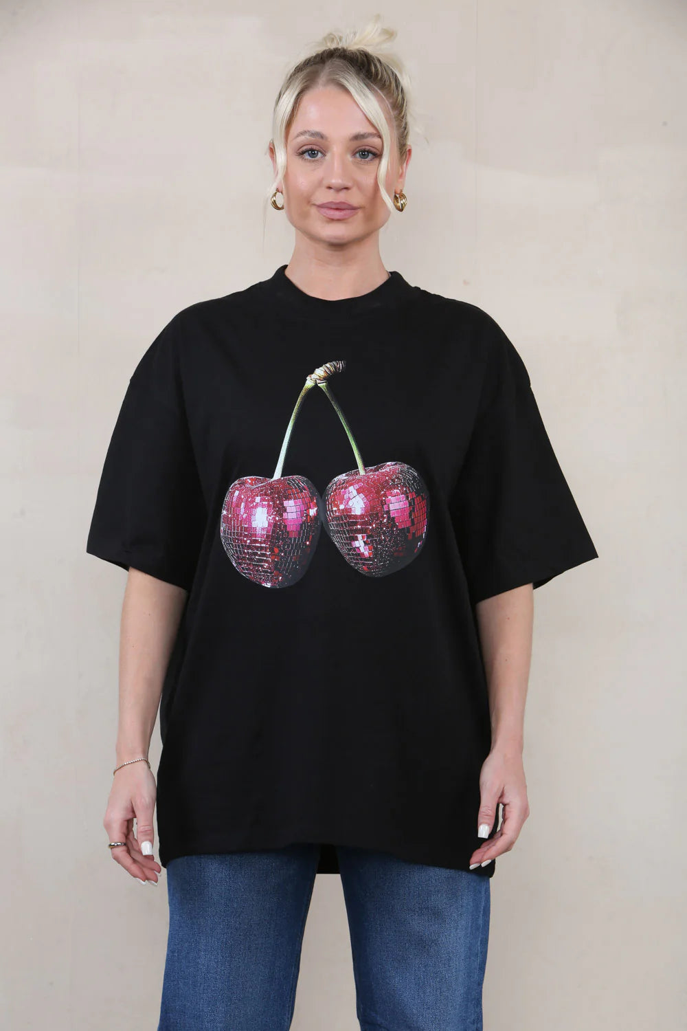 Black Disco Cherry Tee
