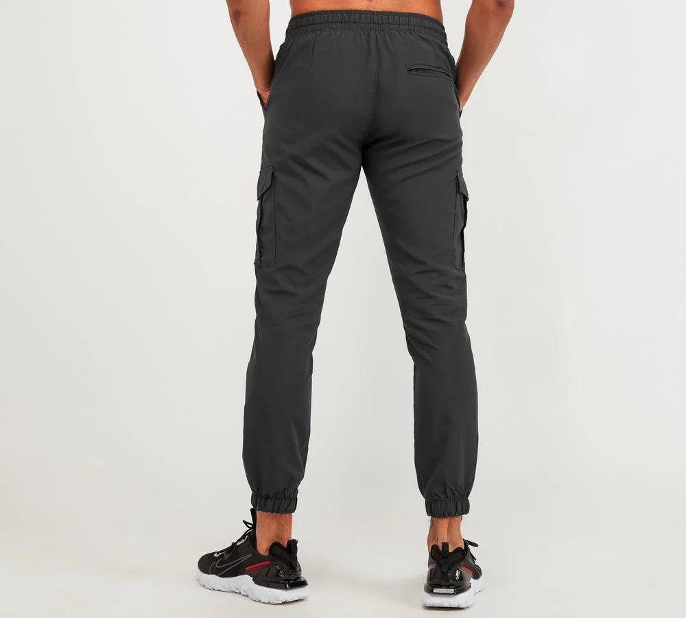 Black Cargo Trousers