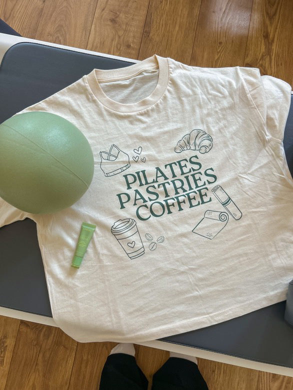 Pilates, Pastries, Coffee T-shirt