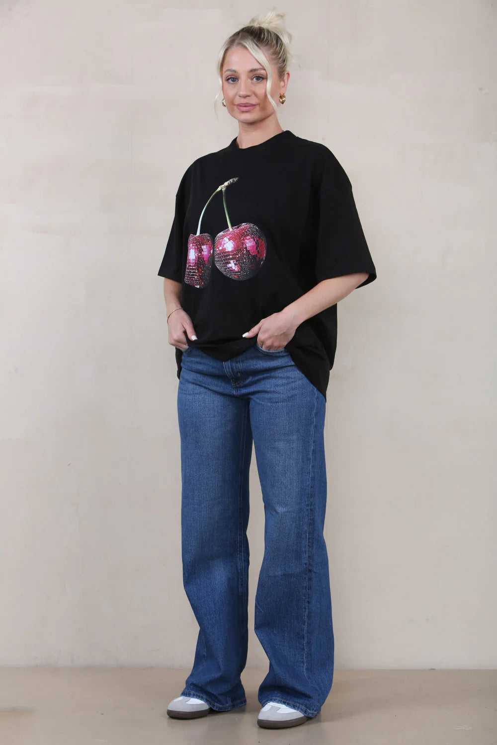 Black Disco Cherry Tee