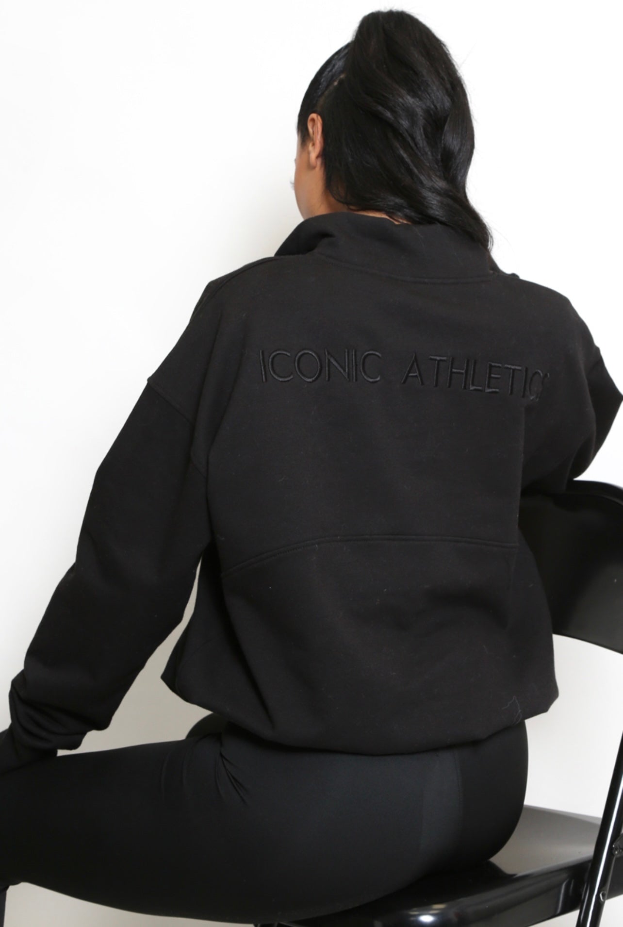 Iconic Athletics Black Sweatshirt
