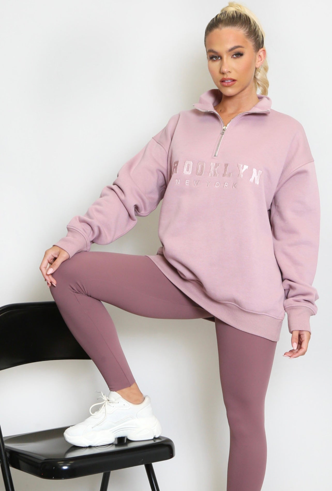Brooklyn Dusk 1/4 Zip Sweatshirt