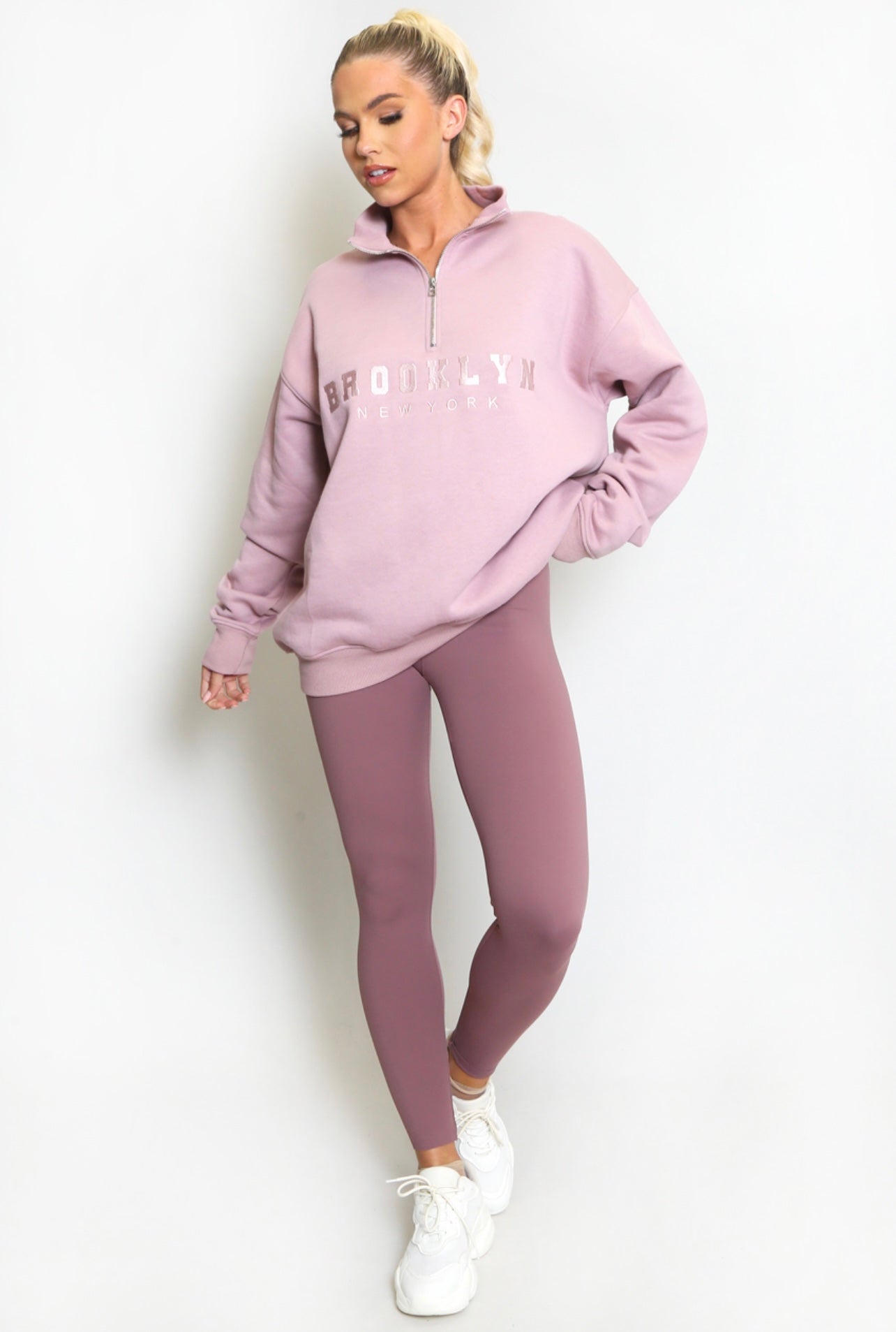 Brooklyn Dusk 1/4 Zip Sweatshirt