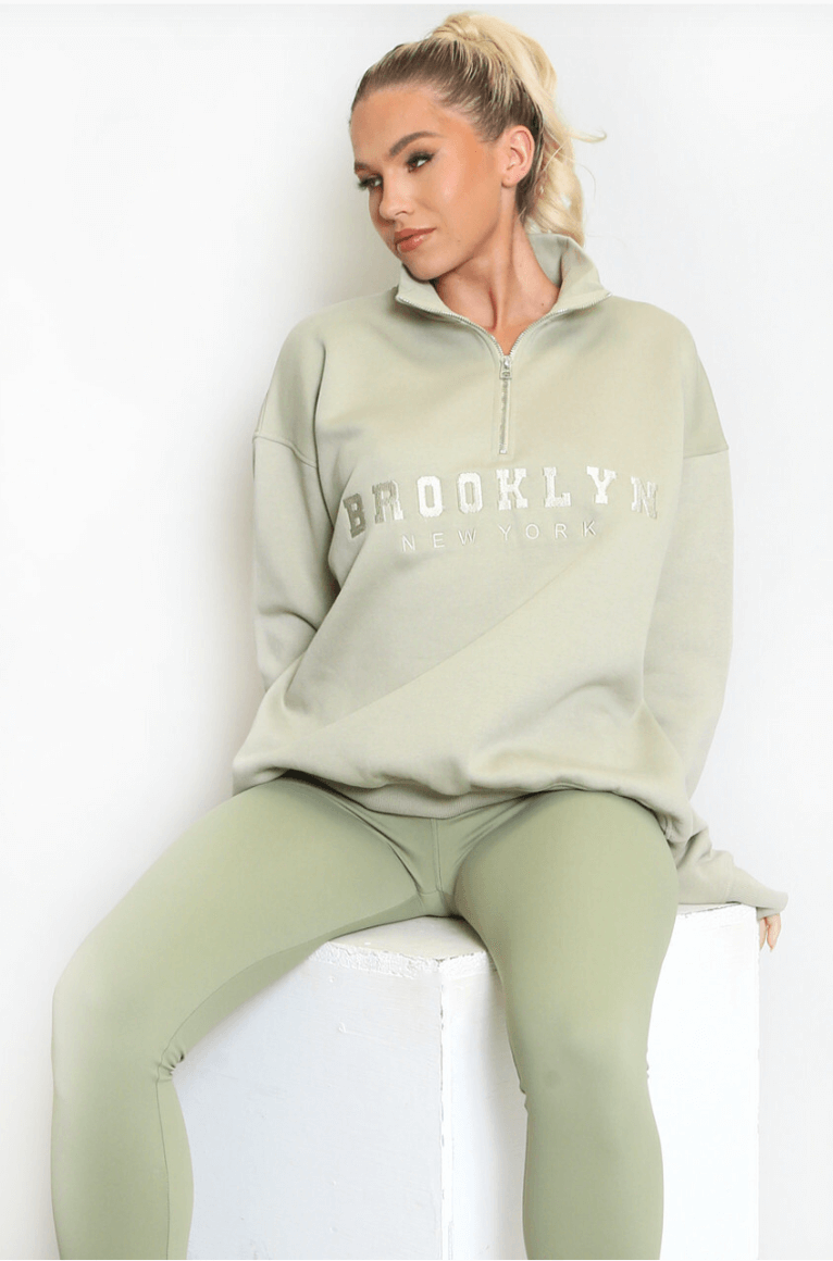 BROOKLYN ZIP SWEATER - Ciancio Collective