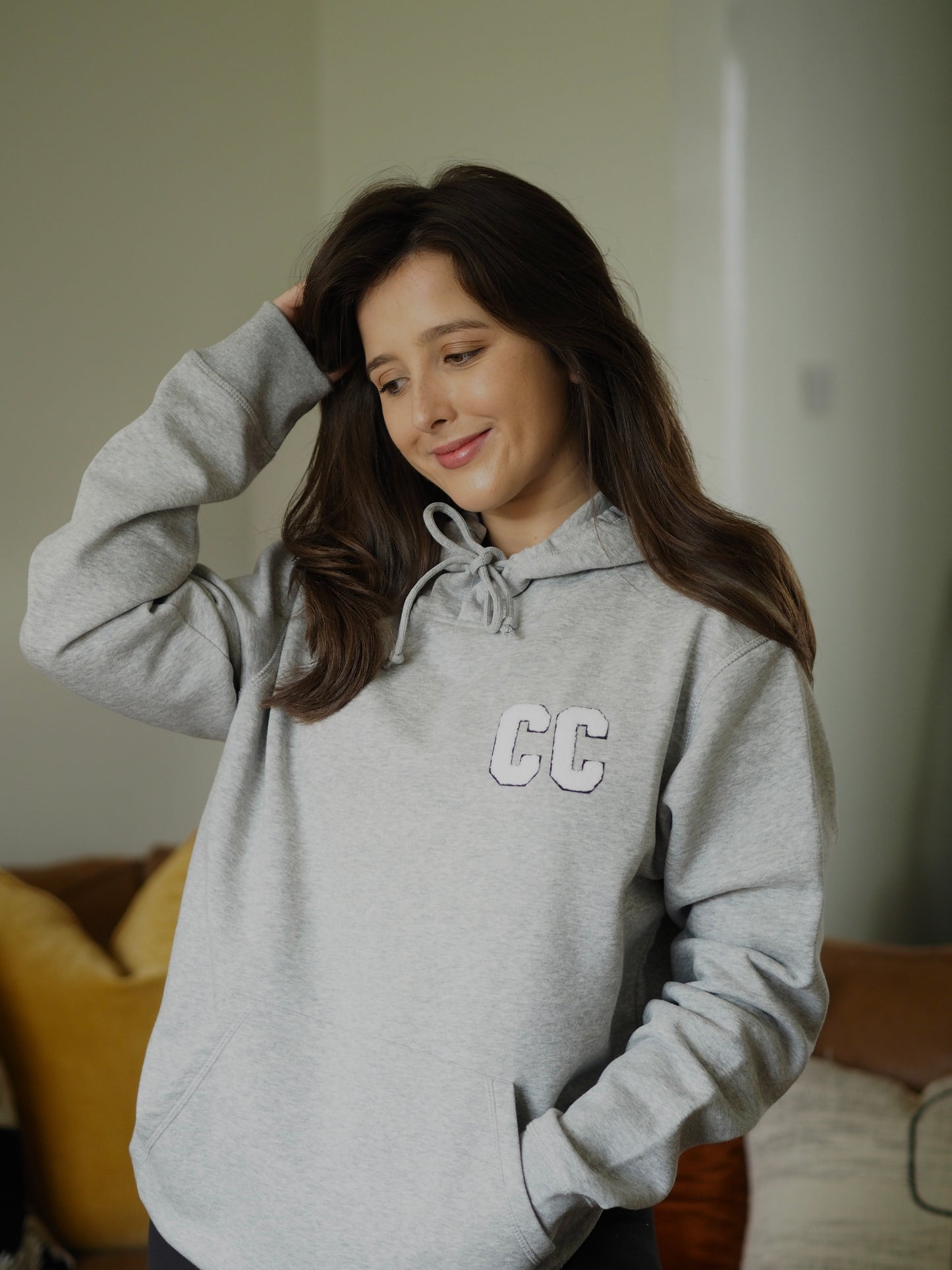 HEATHER GREY CC HOODIE - Ciancio Collective