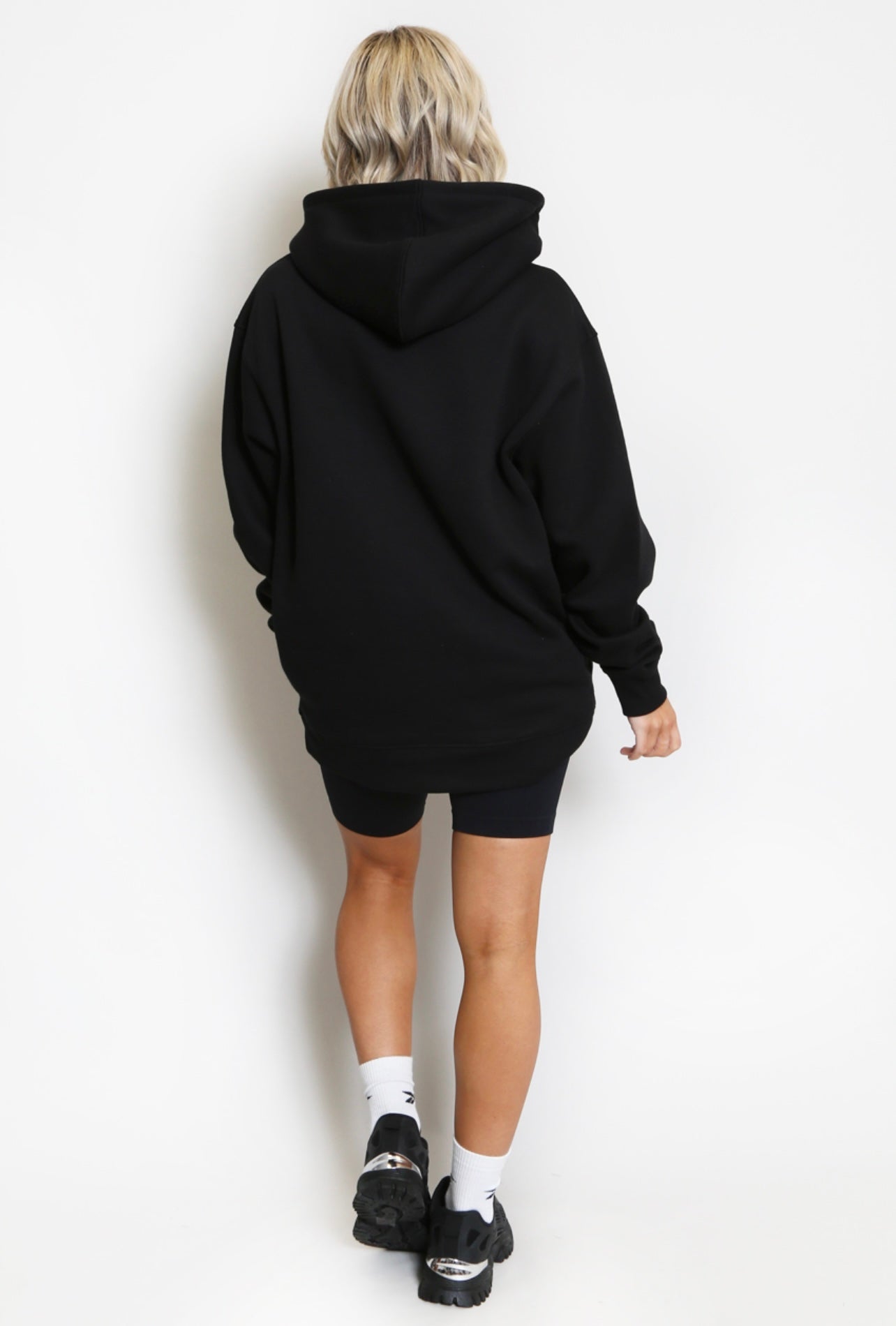 Iconic Athletics Oversized Black Hoodie