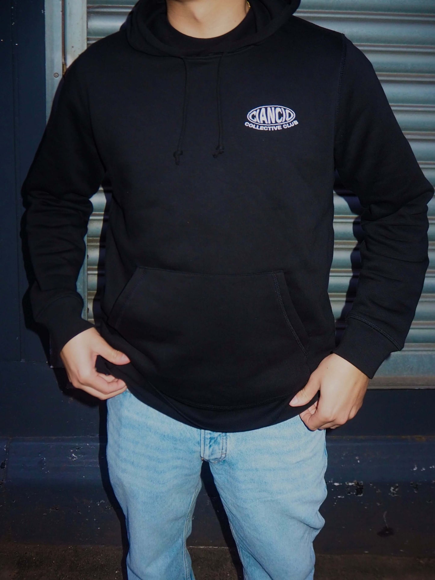 BLACK BUBBLE HOODIE - Ciancio Collective