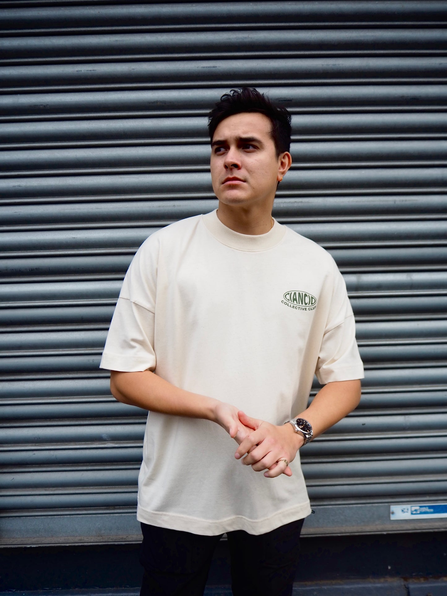 NATURAL RAW BUBBLE T-SHIRT - Ciancio Collective