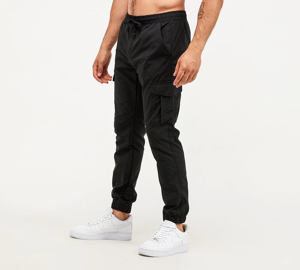 Black Cargo Trousers