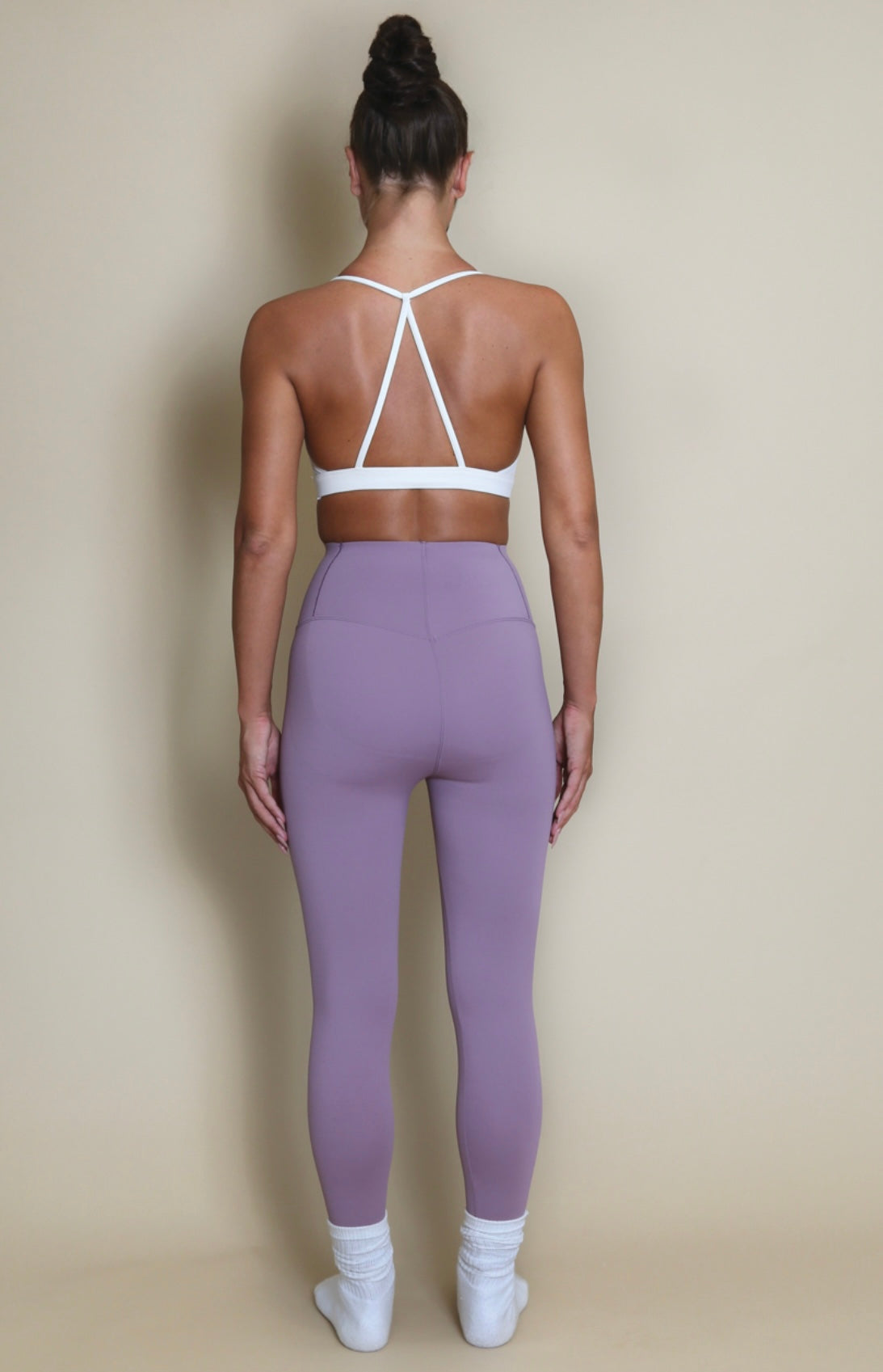 Mauve High Waist Leggings