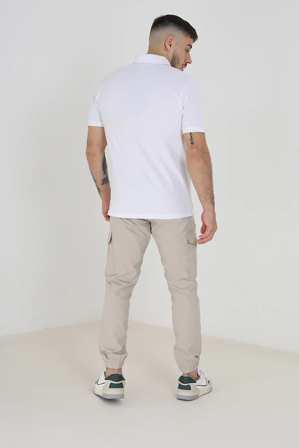 Stone Cargo Trousers