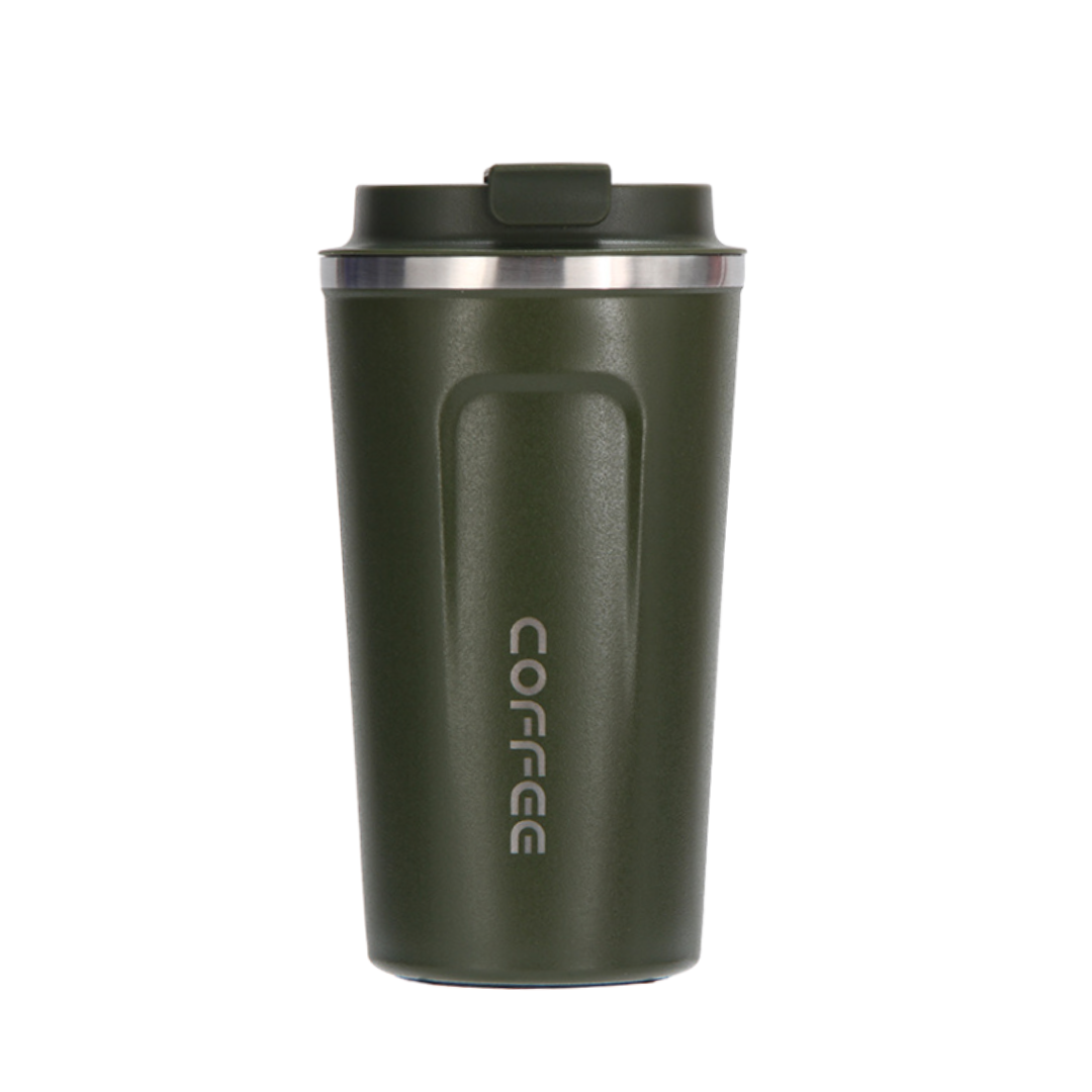 Forest Green 520ml Stainless Steel Coffee Cup - Ciancio Collective